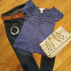 Max studio lavender top